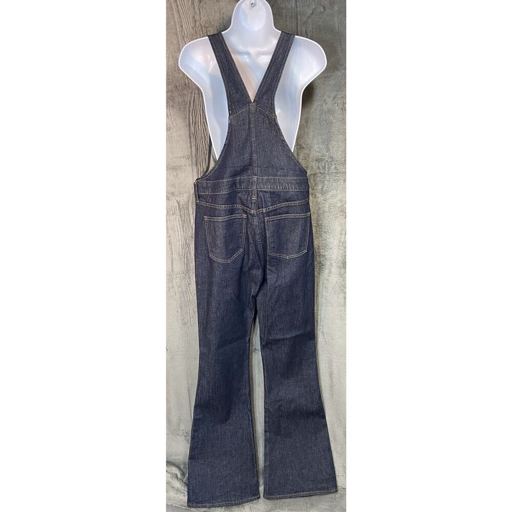 Madewell Overall Medium Flea Market Flare Denim in Dark Washed indigo Baggy Y2K - Picture 6 of 13